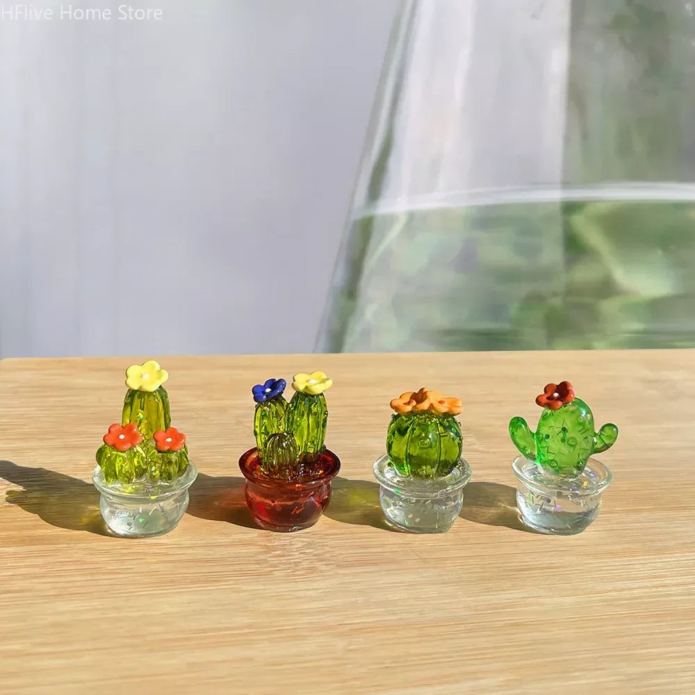 Mini Cactus Figurines