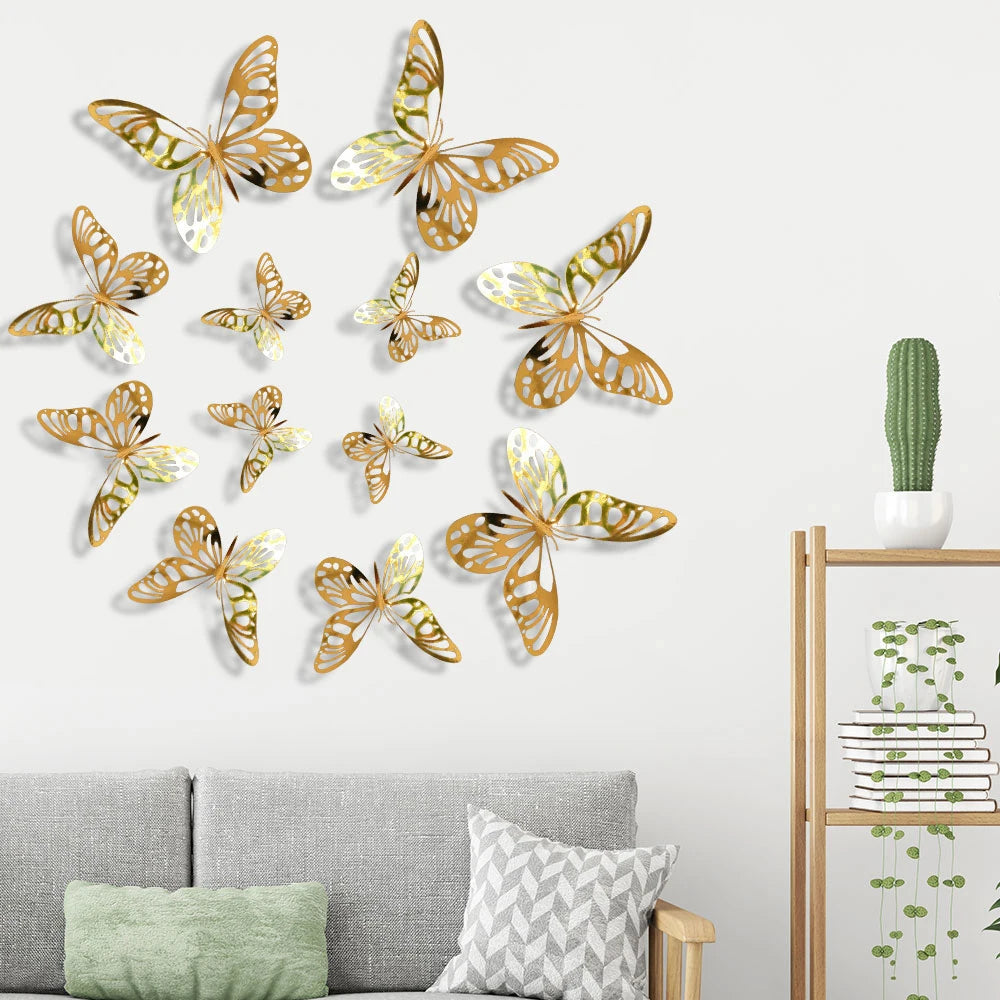 3D Wall Butterfly Stickers