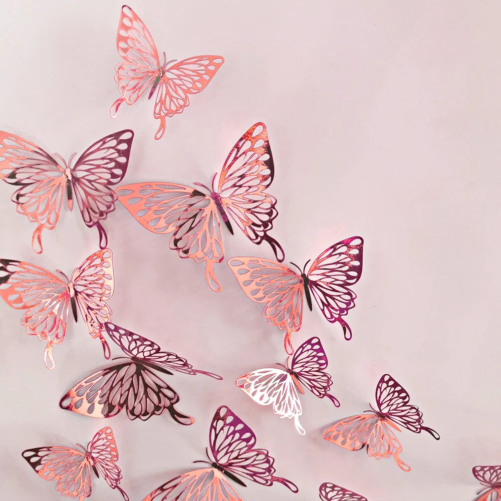 3D Wall Butterfly Stickers