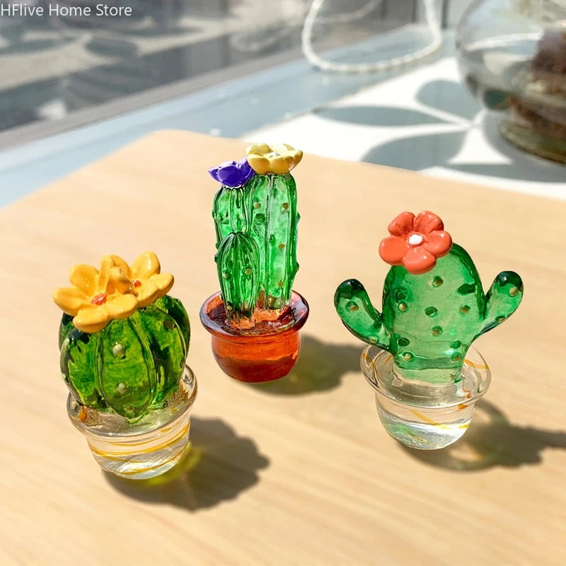 Mini Cactus Figurines