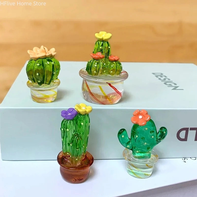 Mini Cactus Figurines