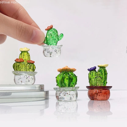 Mini Cactus Figurines