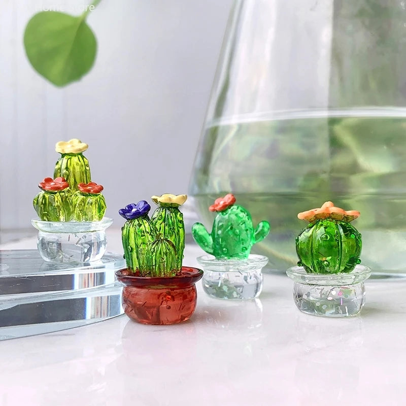 Mini Cactus Figurines